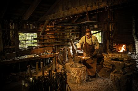 The old blacksmith shop
