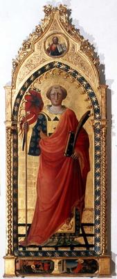 St. Lawrence (tempera on panel) à Bicci  di Lorenzo
