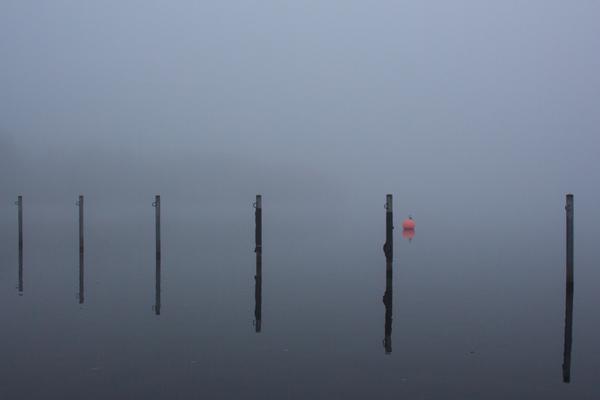 Alster im Nebel (Hamburg)