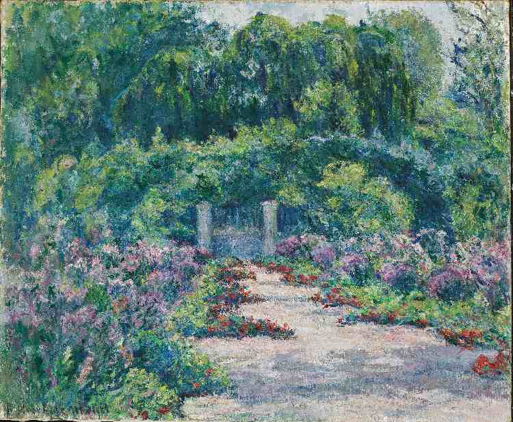 Der Garten à Blanche Hoschedé-Monet