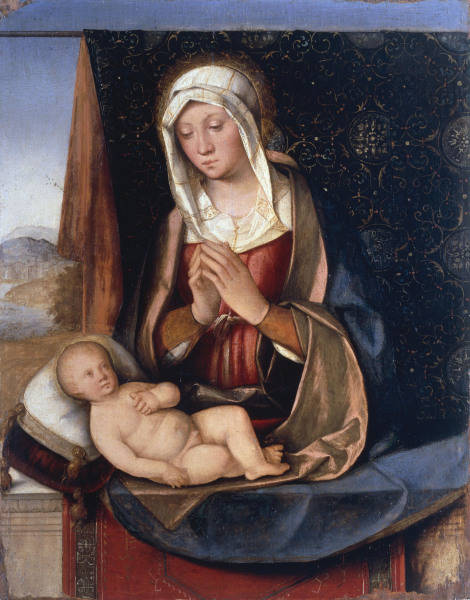 Marie adorant l''Enfant / Boccaccino à Boccaccio Boccaccino