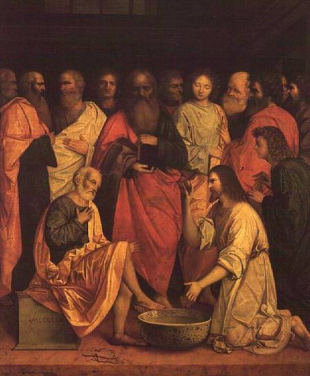 Christ Washing the Disciples' Feet à Boccaccio Boccaccino