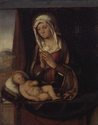 Madonna and Child (panel) à Boccaccio Boccaccino