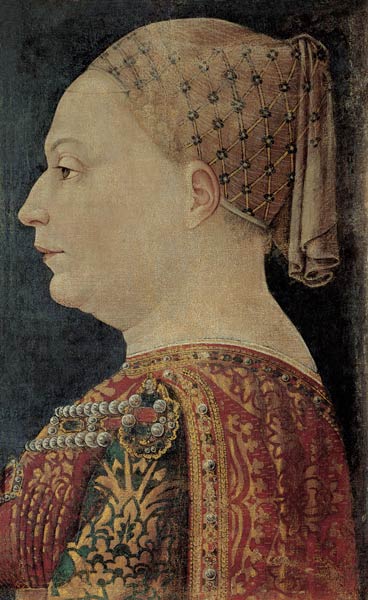 Portrait of Maria Sforza à Bonifacio Bembo