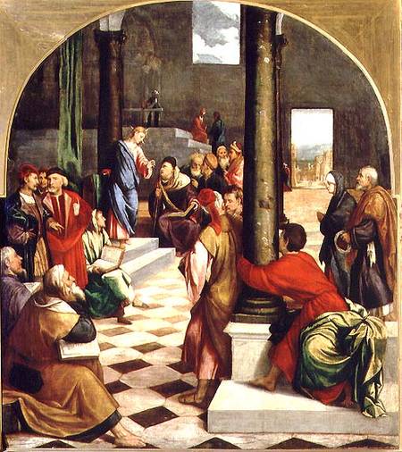 Christ Among the Doctors à Bonifacio  Veronese