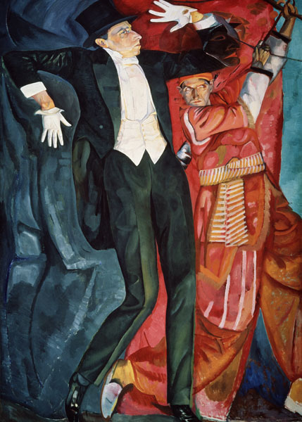 Portrait of the stage producer Vsevolod Meyerhold (1874-1940) à Boris Dimitrijew. Grigorjew