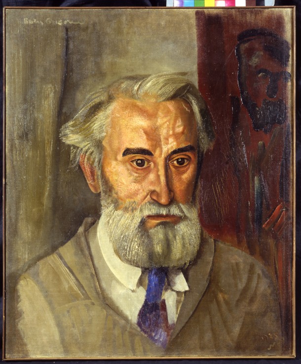 Portrait of the sculptor Sergey Konenkov (1874-1971) à Boris Dimitrijew. Grigorjew