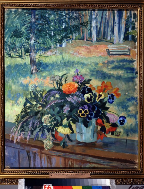 Flowers à Boris Michailowitsch Kustodiew