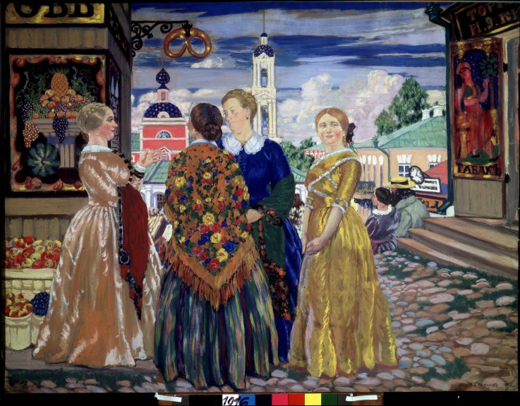 The Merchant Women à Boris Michailowitsch Kustodiew