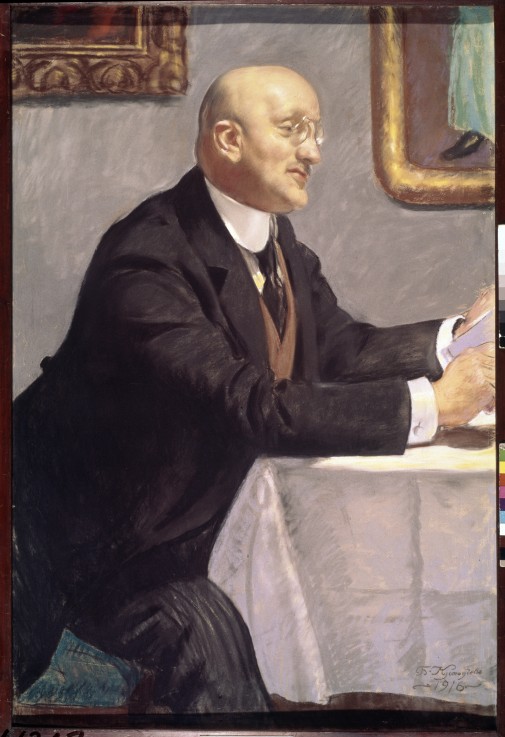 Portrait of the artist Igor Grabar (1871-1960) à Boris Michailowitsch Kustodiew