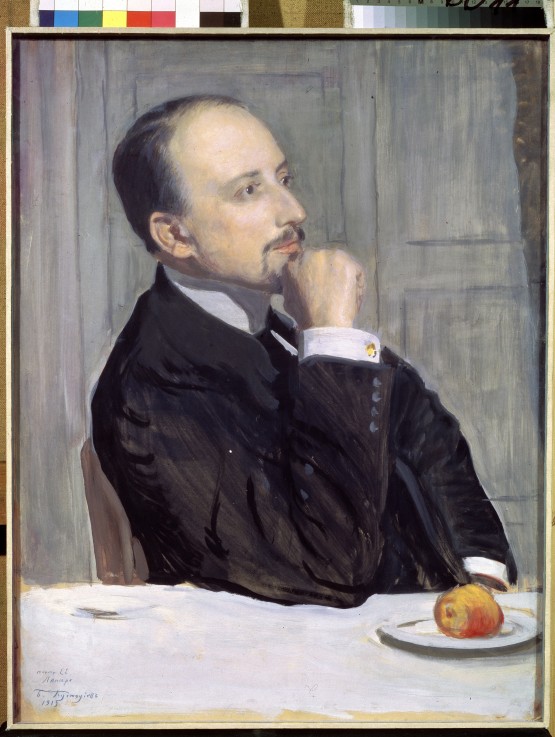 Portrait of the artist Eugene Lanceray (1875-1946) à Boris Michailowitsch Kustodiew