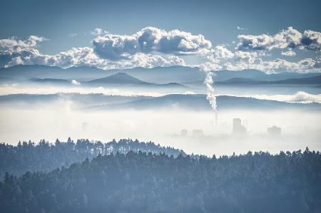 sea of fogg in the valley