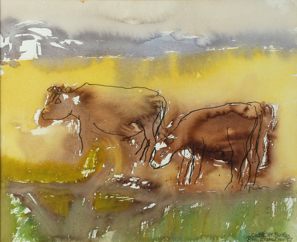 Cattle in the Meadow à Brenda Brin  Booker