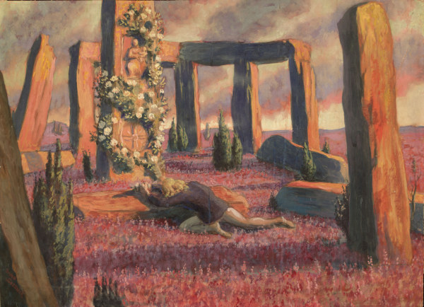 Mourning Youth at Stonehenge , Sossnick. à Bruno Sossnick
