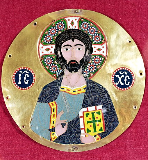Christ Blessing, 10th-11th century (gold & enamel) à Byzantine