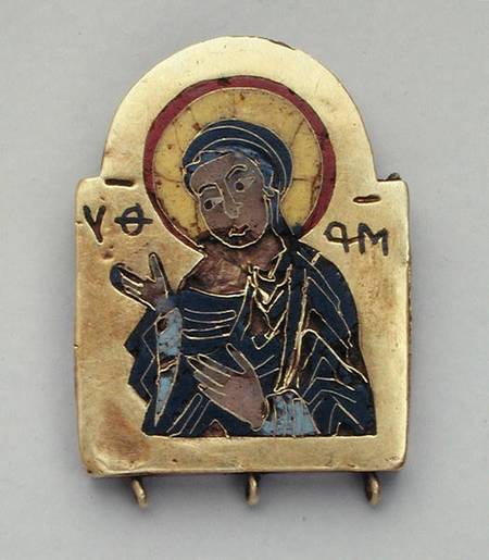 Icon of the Virgin Mary à École byzantine