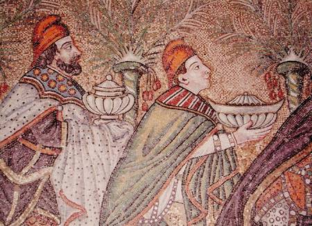 Port of Classis, detail of two Magi à École byzantine