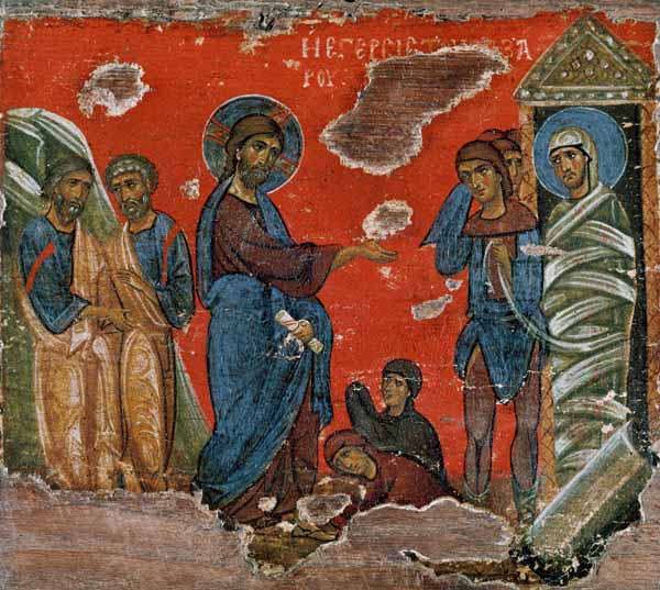 The Raising of Lazarus à École byzantine