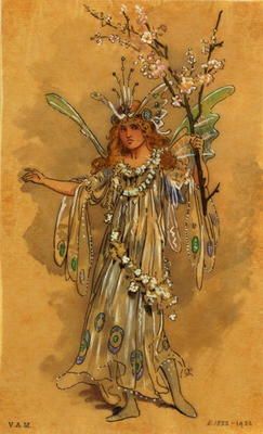 A Fairy, costume design for A Midsummer Night's Dream, produced by R. Courtneidge at the Princes The à C. Wilhelm