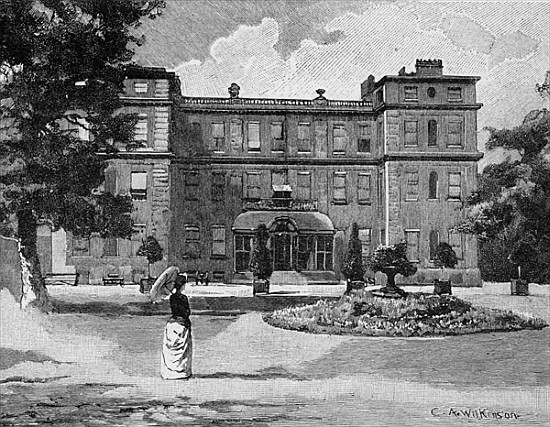 Marlborough House, from the garden à C.A Wilkinson