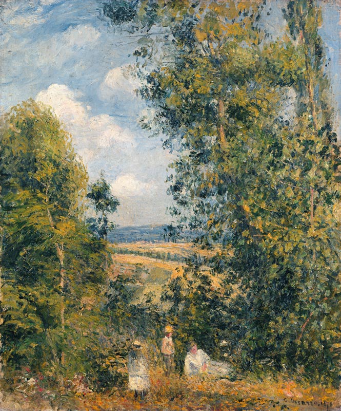 A Rest in the Meadow à Camille Pissarro