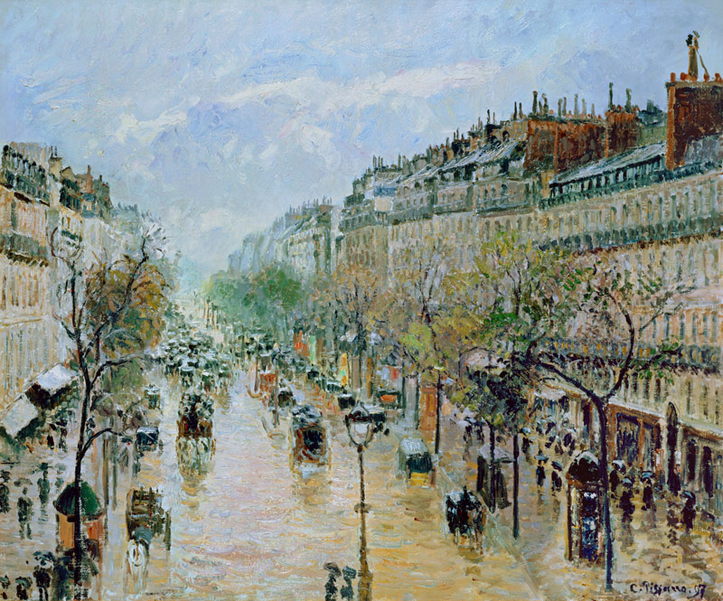 Boulevard Montmartre à Camille Pissarro