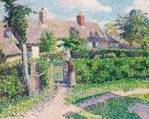 Maisons de Paysans, Eragny à Camille Pissarro