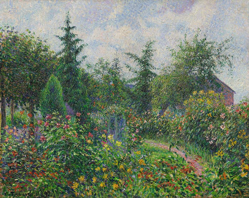 Garten und Hühnerstall von Octave Mirbeau, Les Damps à Camille Pissarro