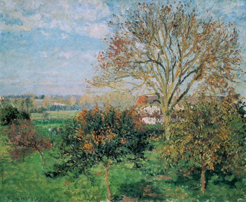 Matins d'automne à Eragny. à Camille Pissarro