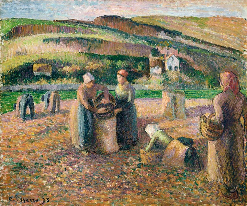 Kartoffelernte à Camille Pissarro
