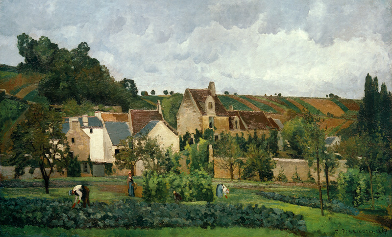 l'Hermitage près de Pontoise à Camille Pissarro