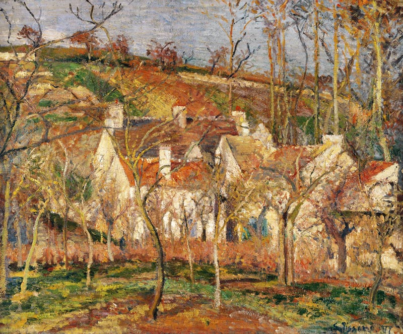 Pissarro / Les toits rouges ...1877 à Camille Pissarro