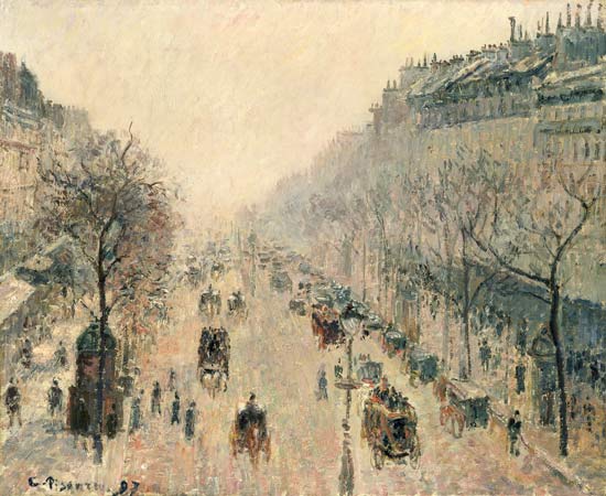 Boulevard Montmartre à Camille Pissarro