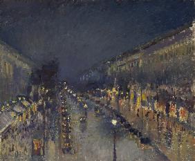 The Boulevard Montmartre at Night