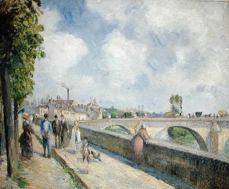 The Bridge at Pontoise à Camille Pissarro