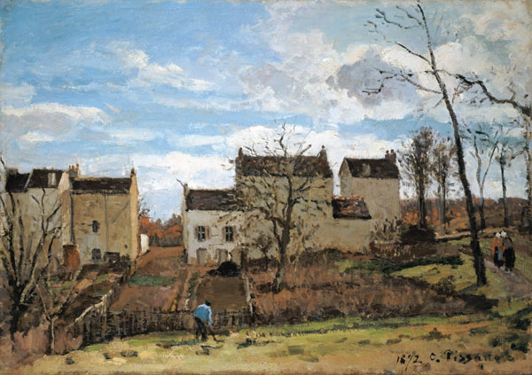 Printemps à Pontoise à Camille Pissarro