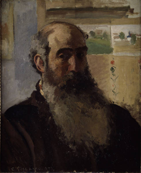 Camille Pissarro / Portrait de l''artiste à Camille Pissarro