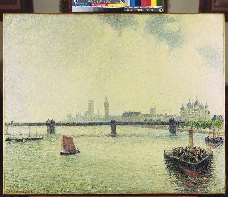 Le pont Charing-Cross à Londres à Camille Pissarro