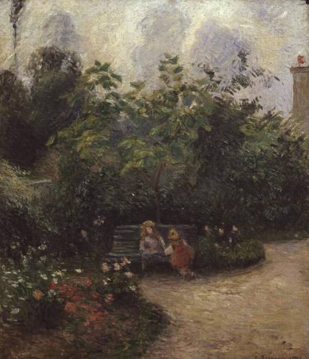 A Corner of the Garden at the Hermitage, Pontoise à Camille Pissarro