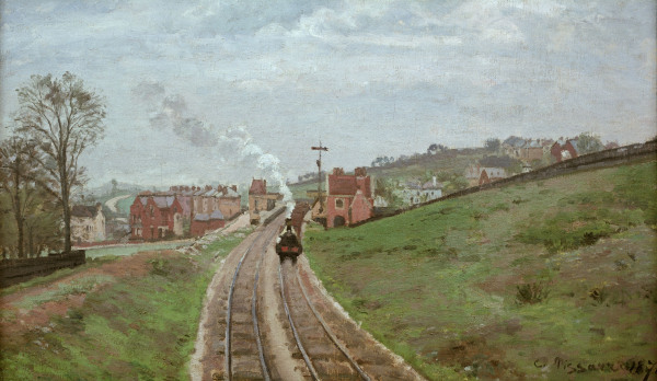 C.Pissarro / Lordship Lane Station /1871 à Camille Pissarro