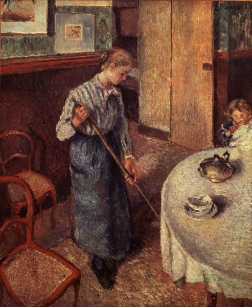 C.Pissarro / The Maid / 1882 à Camille Pissarro