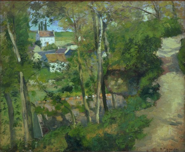C.Pissarro, Der Bergweg, L Hermitage à Camille Pissarro