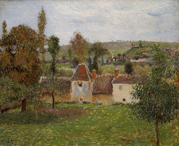 C.Pissarro, Farm in Bazincourt à Camille Pissarro