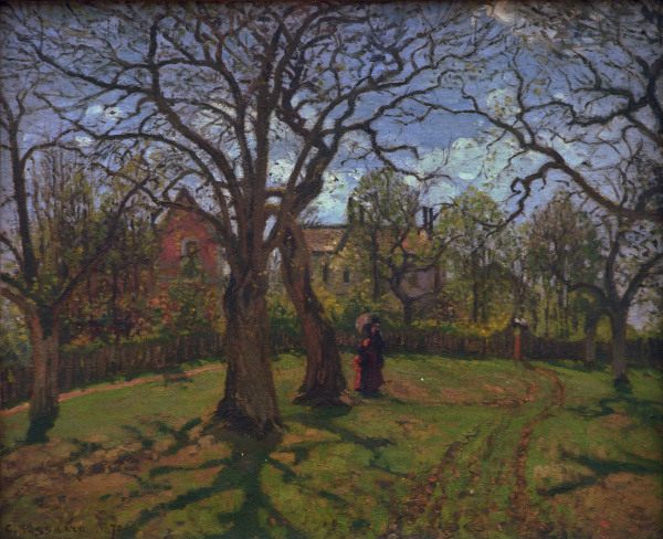 C.Pissarro,Kastanienbäume i.Louveciennes à Camille Pissarro
