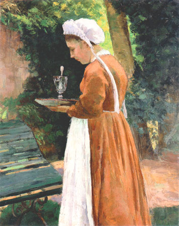 La domestique à Camille Pissarro