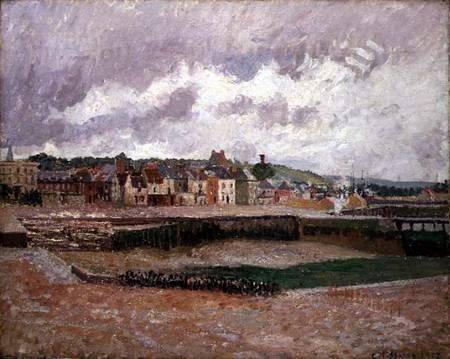 Dieppe, the Duquesne Basin à Camille Pissarro