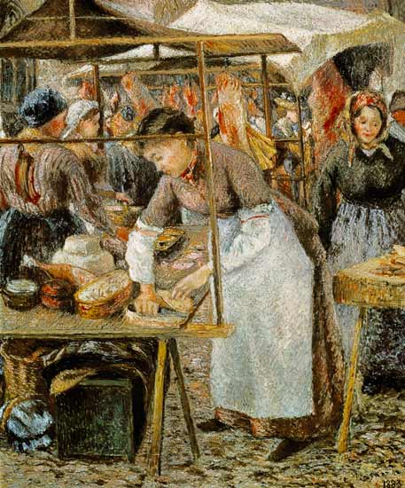 La femme de boucher à Camille Pissarro