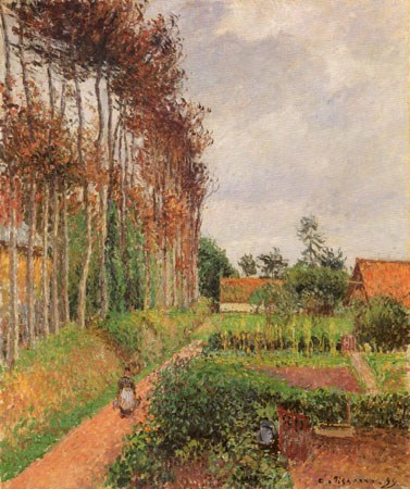 Le ferme des Auberge Ango, Varengeville à Camille Pissarro