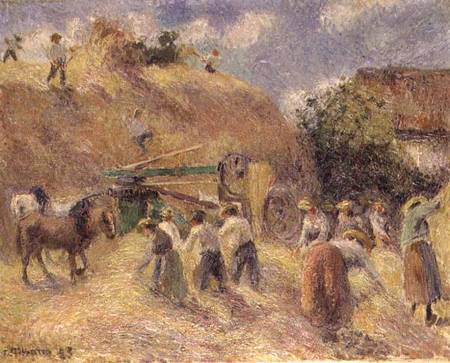 The Harvest à Camille Pissarro