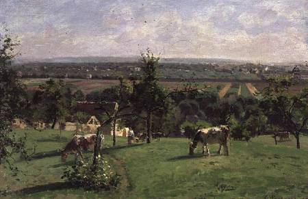 Hillside of Vesinet, Yvelines à Camille Pissarro